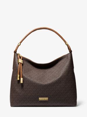 michael kors lexington large handgelenk|Lexington Large Logo Shoulder Bag .